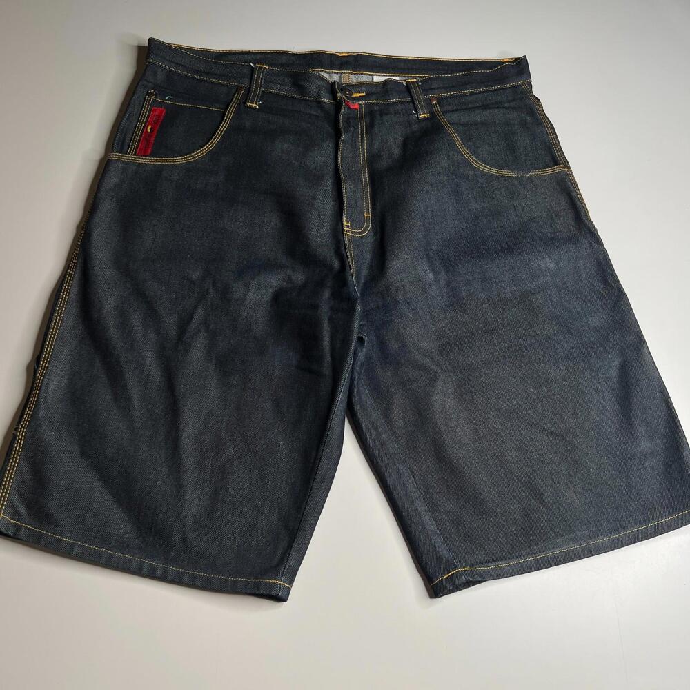 Brooklyn Xpress Denim Jean Shorts Men’s Size 40‎ Blue Carpenter Utility Pockets